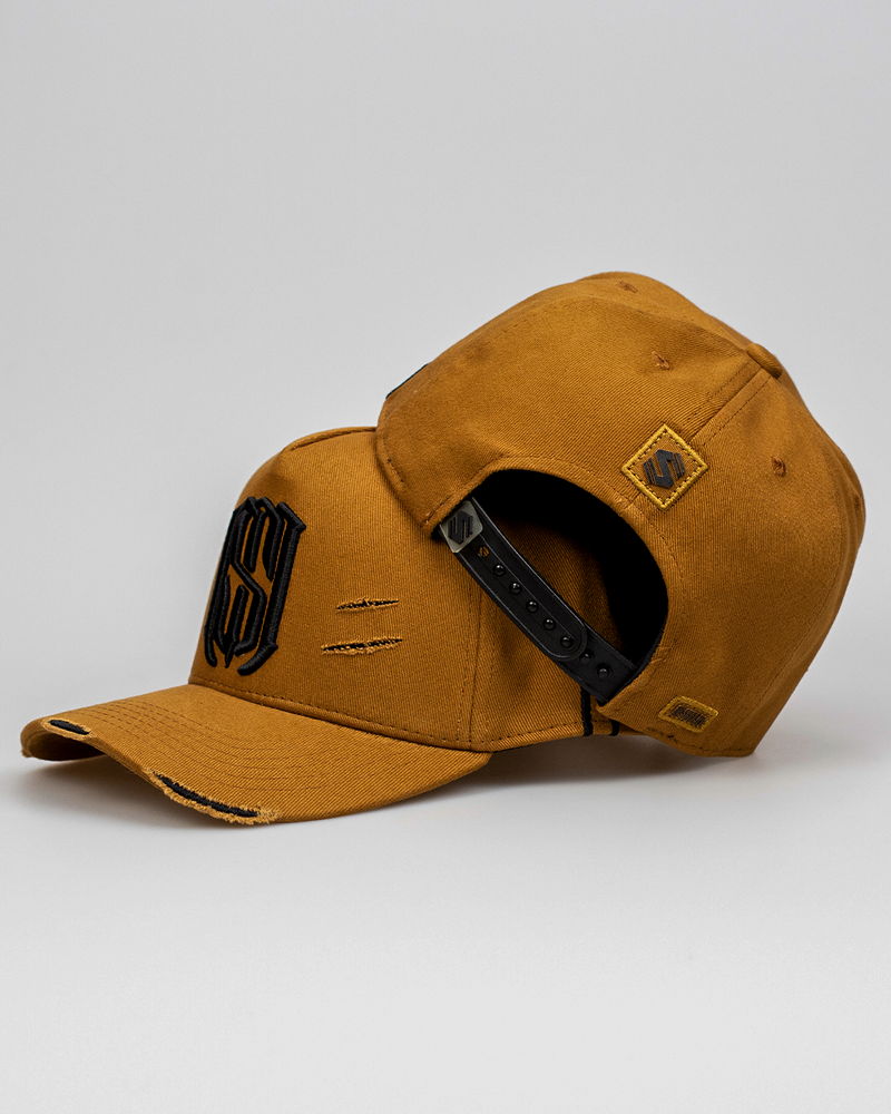 Boné Aba Curva Snapback Mr. Shelby MS-1 Destroyed Caramelo