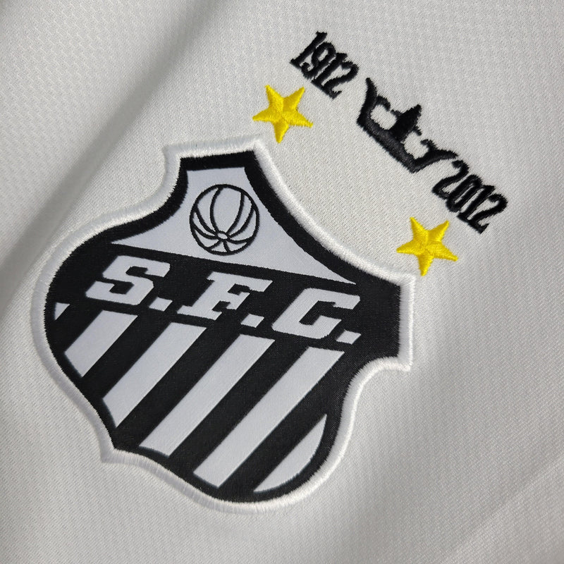 Camisa Santos Home 11/12 Retrô Nike - Branca - Futgrife - Camisas de Time de Futebol