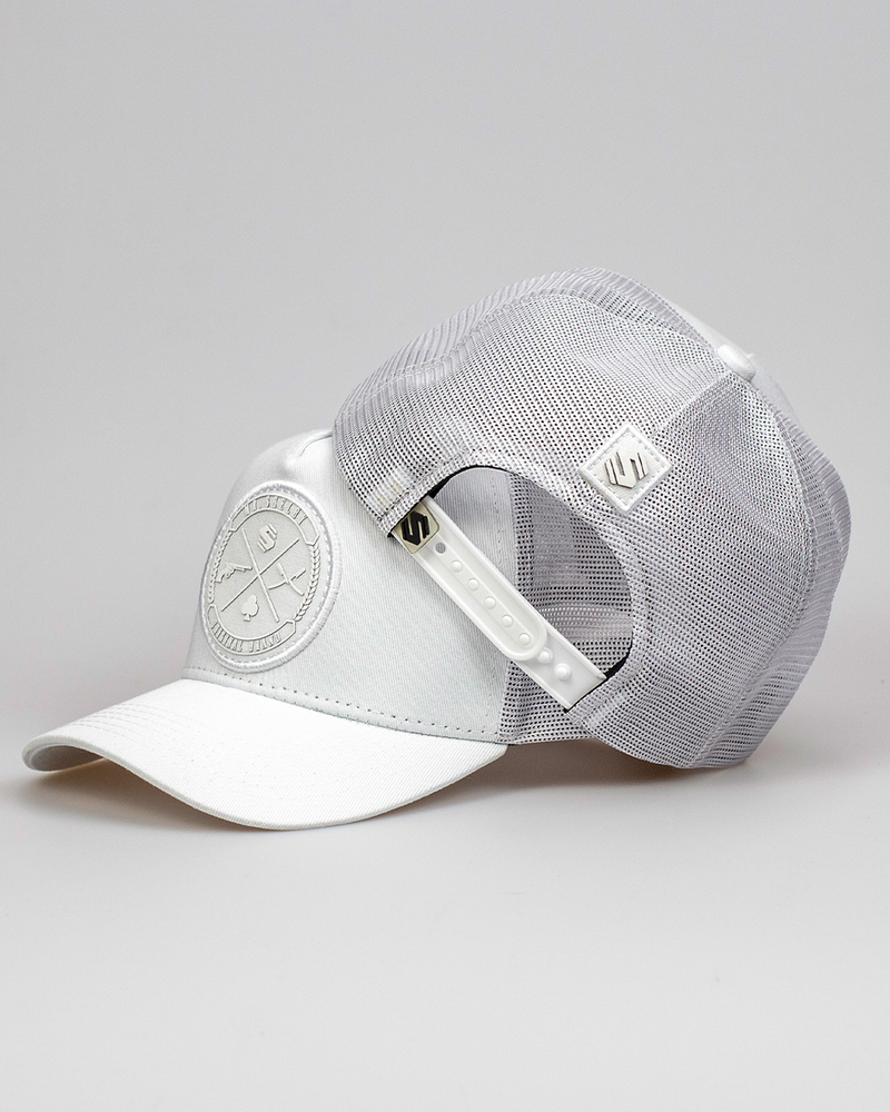 Boné Mr. Shelby Trucker Brasão All White