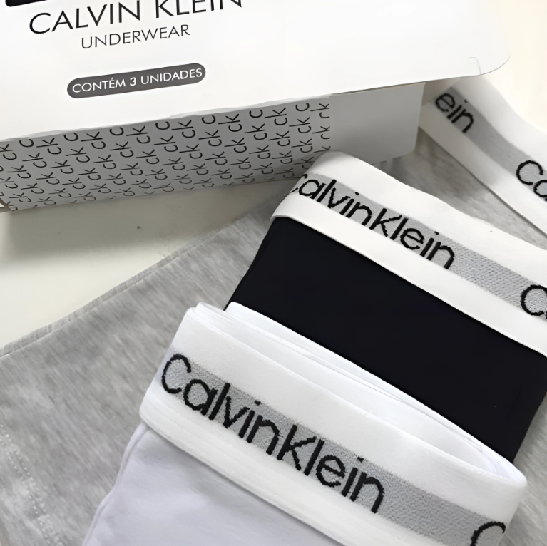 Kit 10 Cueca Boxer Calvin Klein Adulto Premium